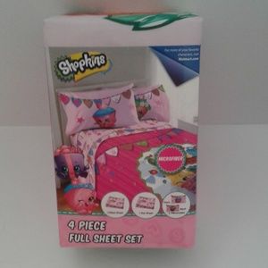 Shopkins 4 Piece Full Sheet Set